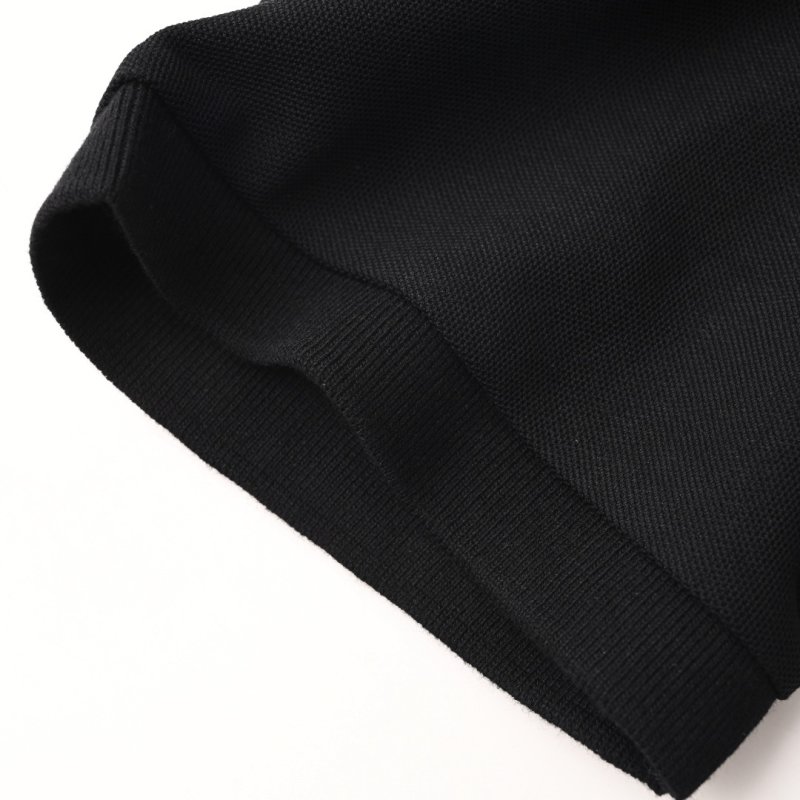 Fendi Black Polo Shirt with Monogram Chest Pocket view
