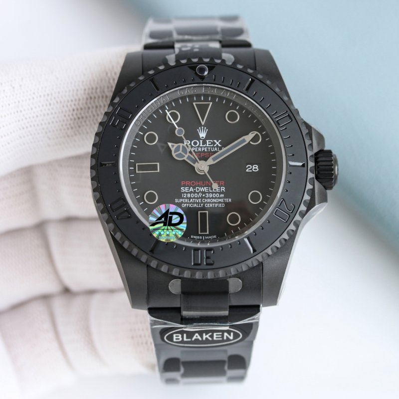 Rolex Sea-Dweller 44mm Blaken All-Black Dive Watch