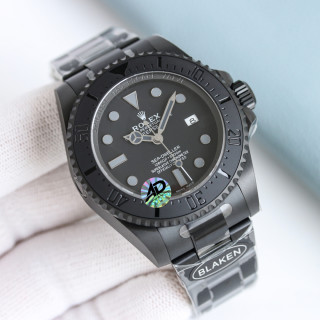 Rolex Sea-Dweller 44mm Blaken All-Black Dive Watch view 3