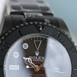 Rolex Sea-Dweller 44mm Blaken All-Black Dive Watch view 5