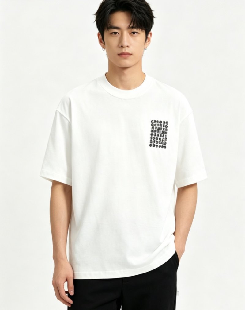 Chrome Hearts White Multi-Symbol Back Print T-Shirt view