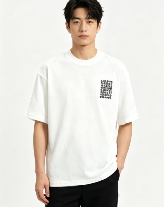 Chrome Hearts White Multi-Symbol Back Print T-Shirt view 2