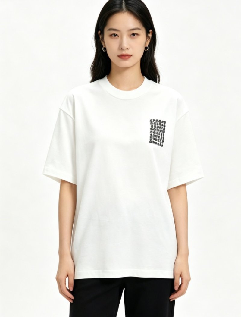 Chrome Hearts White Multi-Symbol Back Print T-Shirt view