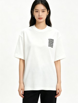 Chrome Hearts White Multi-Symbol Back Print T-Shirt view 5