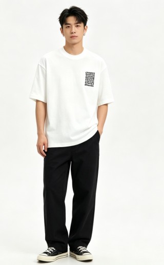 Chrome Hearts White Multi-Symbol Back Print T-Shirt view 7