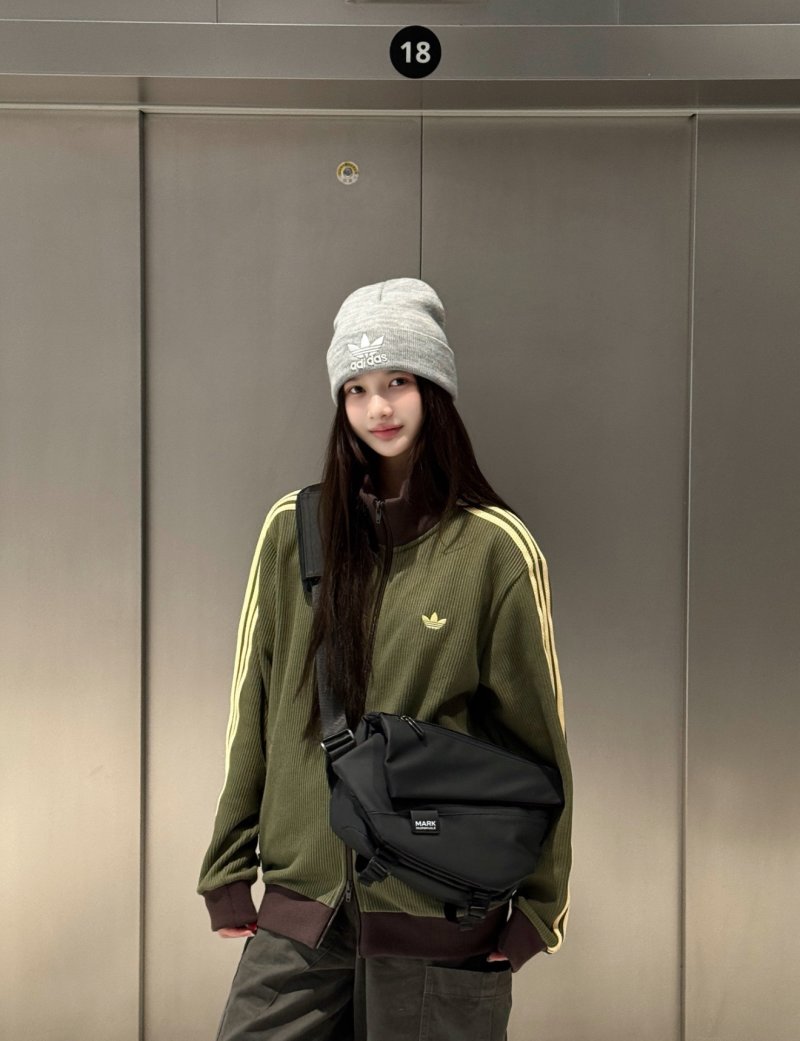 Adidas Firebird Track Jacket Olive Green view
