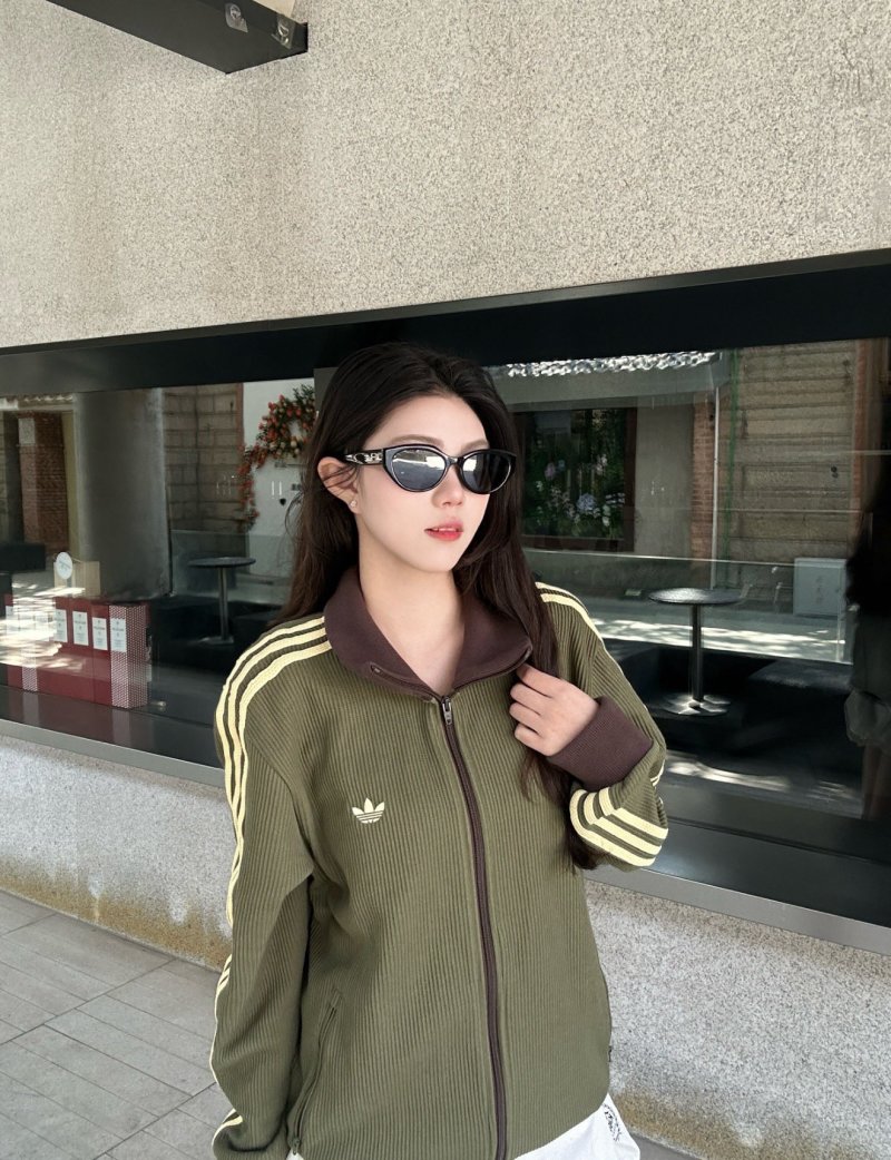 Adidas Firebird Track Jacket Olive Green view