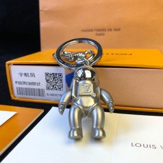 Louis Vuitton Astronaut Spaceman Silver Keychain view 2