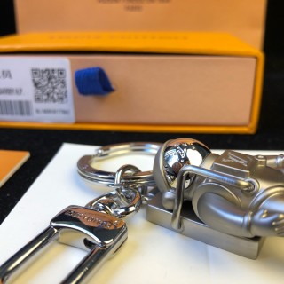Louis Vuitton Astronaut Spaceman Silver Keychain view 5
