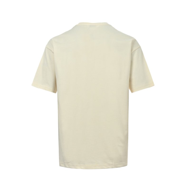 YSL Cream Logo Short Sleeve T-Shirt view