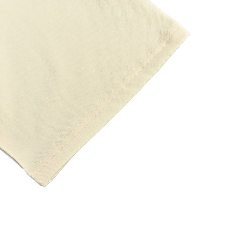 YSL Cream Logo Short Sleeve T-Shirt view