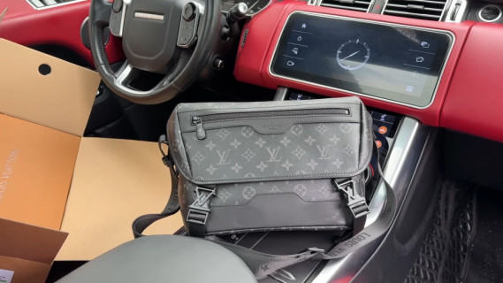 Louis Vuitton Monogram Shoulder Bag Gray
