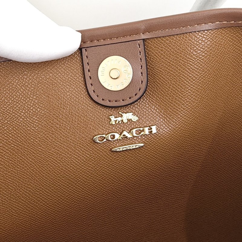Coach City Tote Bag Beige Monogram view