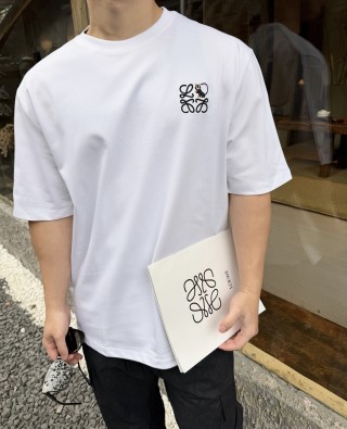 Loewe Anagram Logo White T-Shirt