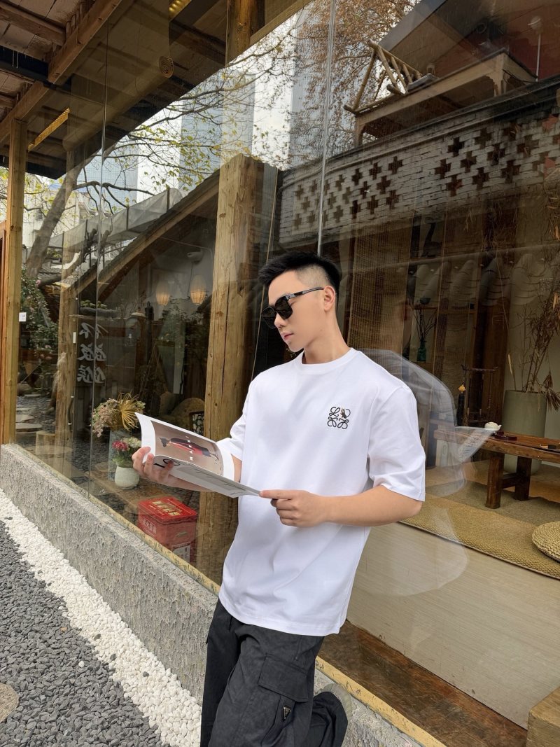 Loewe Anagram Logo White T-Shirt view