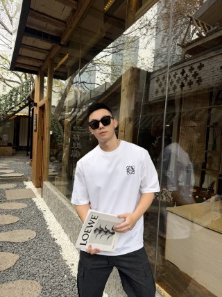 Loewe Anagram Logo White T-Shirt view 6
