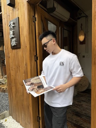 Loewe Anagram Logo White T-Shirt view 7