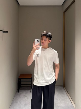 Loewe Anagram Logo White T-Shirt view 9