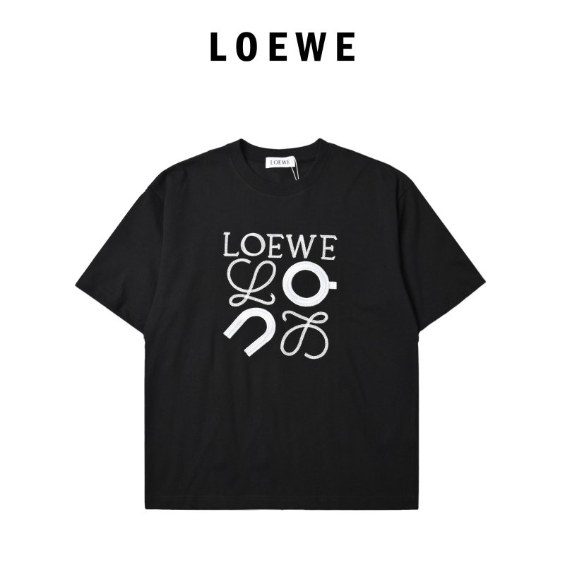 Loewe Logo Print Black T-Shirt view