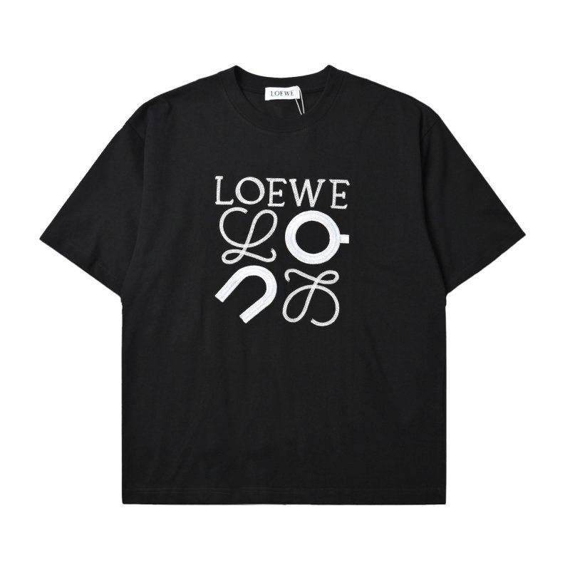 Loewe Logo Print Black T-Shirt view
