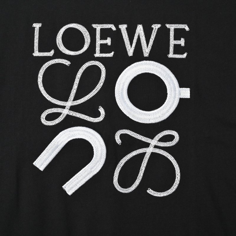 Loewe Logo Print Black T-Shirt view