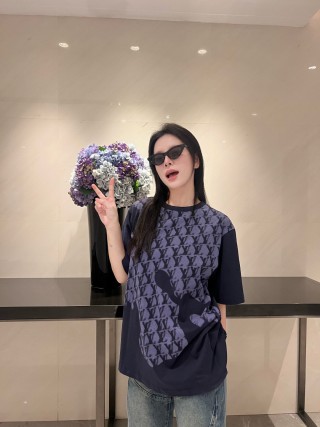 Gucci GG Monogram Navy Short Sleeve T-Shirt view 2