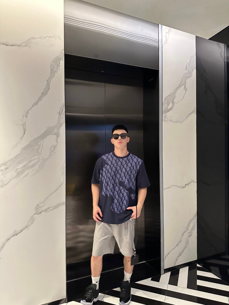 Gucci GG Monogram Navy Short Sleeve T-Shirt view
