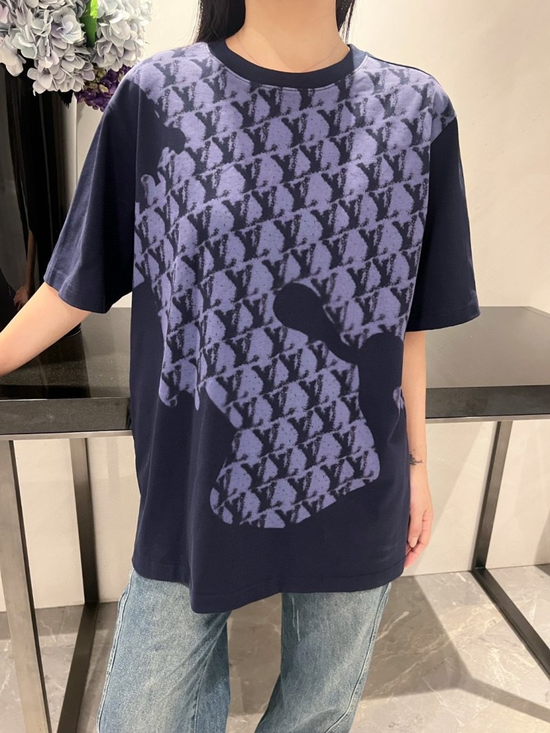 Gucci GG Monogram Navy Short Sleeve T-Shirt view