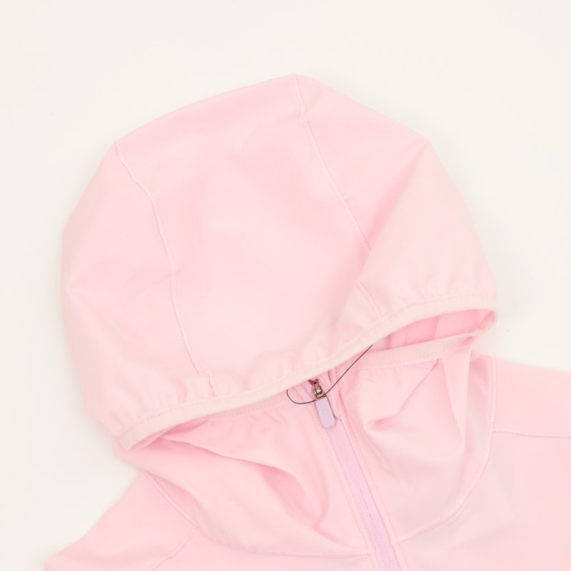 Lululemon Pink & White Colorblock Windbreaker Jacket view