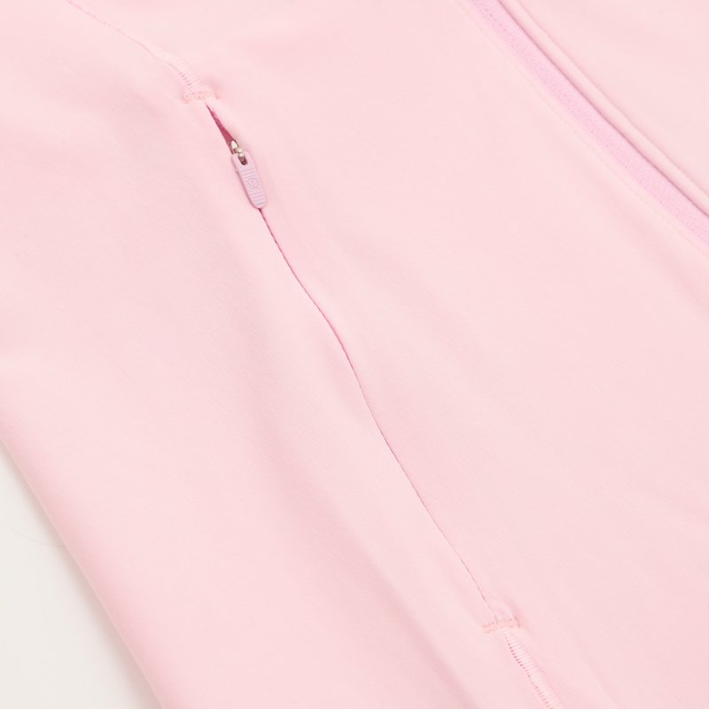 Lululemon Pink & White Colorblock Windbreaker Jacket view