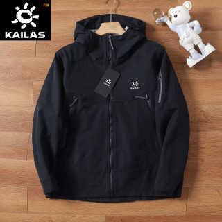 Arc'teryx Inspired Black Softshell Hooded Jacket