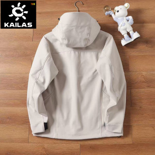 Arc'teryx Inspired Black Softshell Hooded Jacket view 7