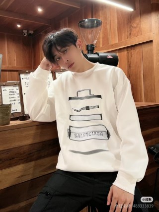 Balenciaga Stacked Books Print Cream Sweatshirt view 4