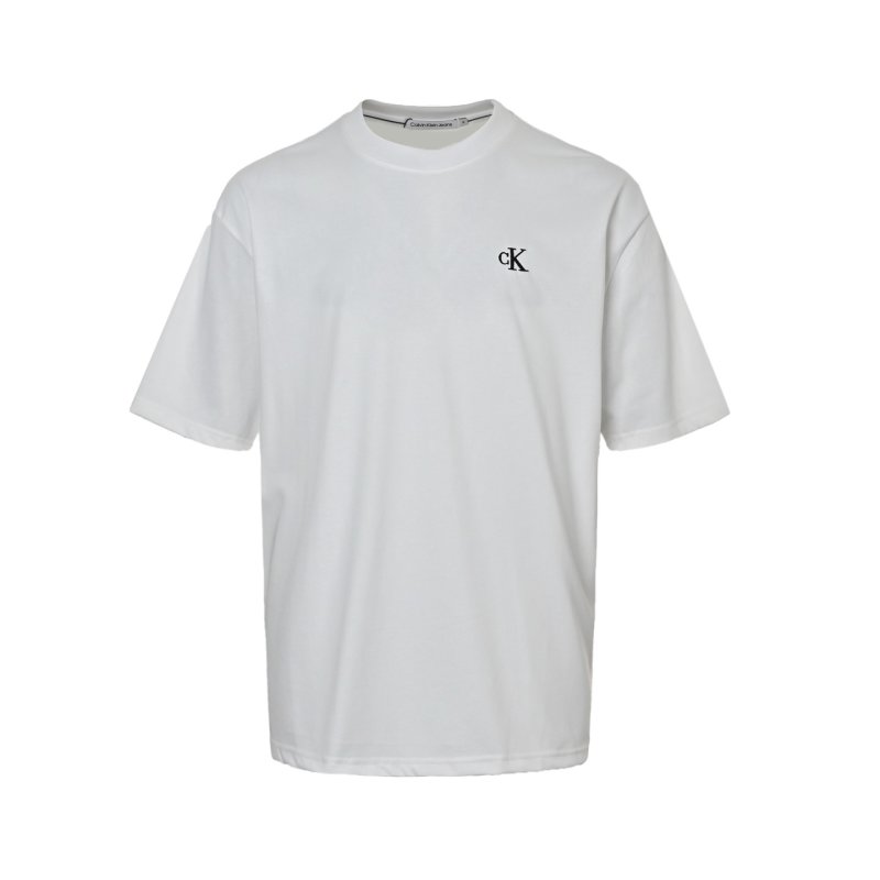 Calvin Klein Jeans Logo Cream Short Sleeve T-Shirt view