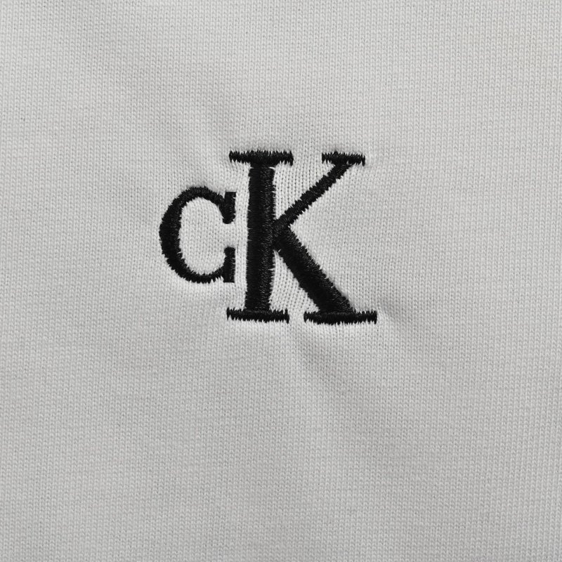 Calvin Klein Jeans Logo Cream Short Sleeve T-Shirt view