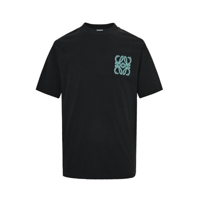 Loewe Anagram Black Short Sleeve T-Shirt