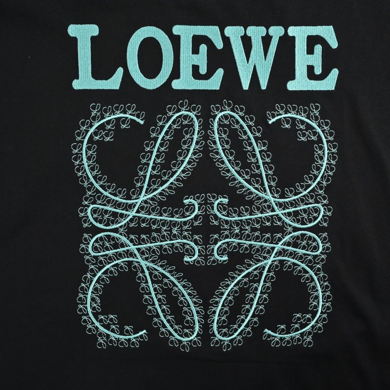 Loewe Anagram Black Short Sleeve T-Shirt view