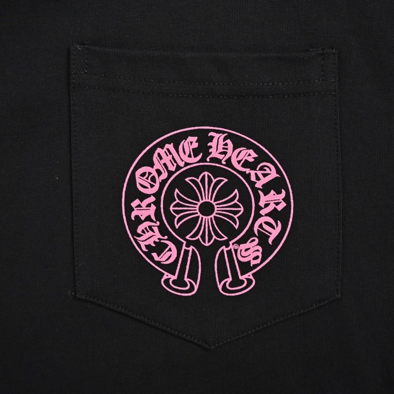 Chrome Hearts Black Red Logo T-Shirt view