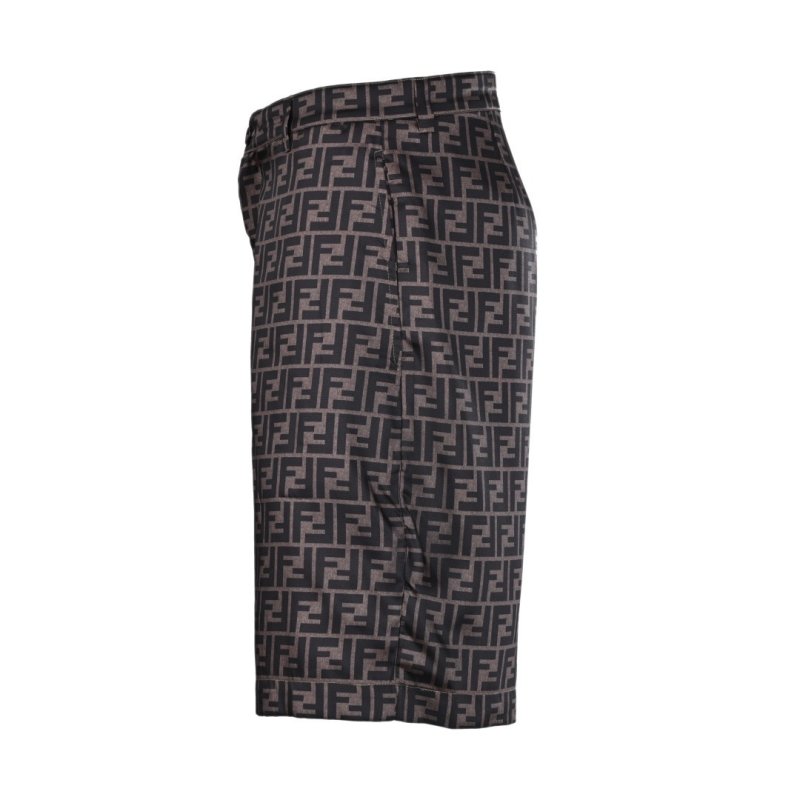 Fendi Monogram Brown Shorts view