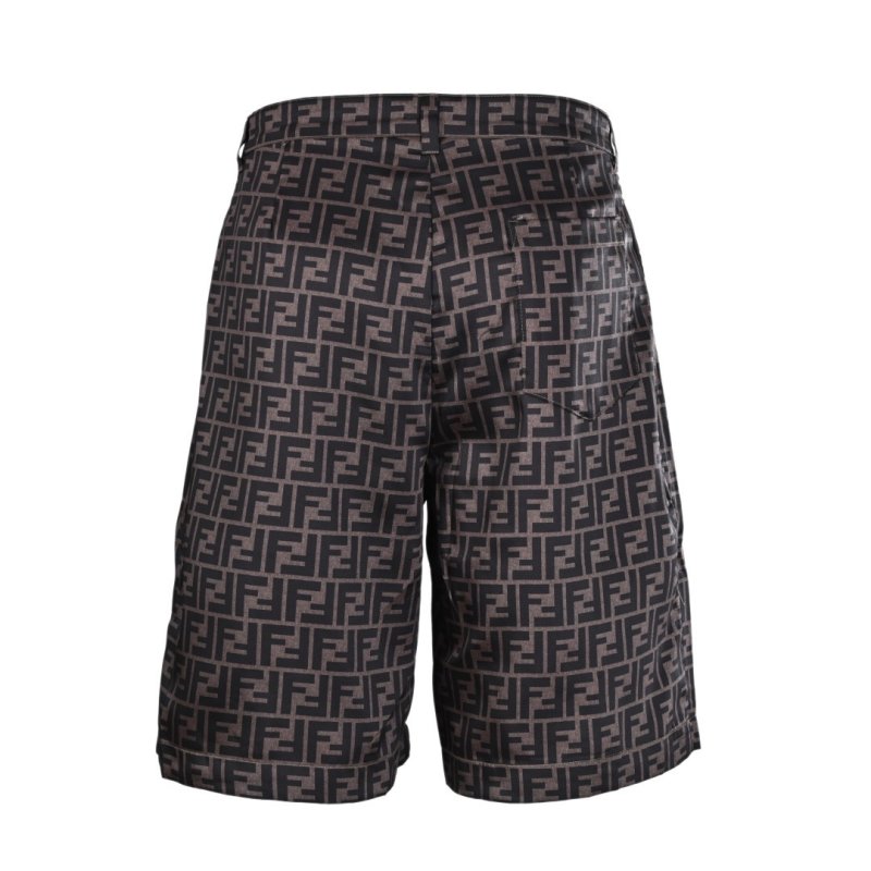 Fendi Monogram Brown Shorts view