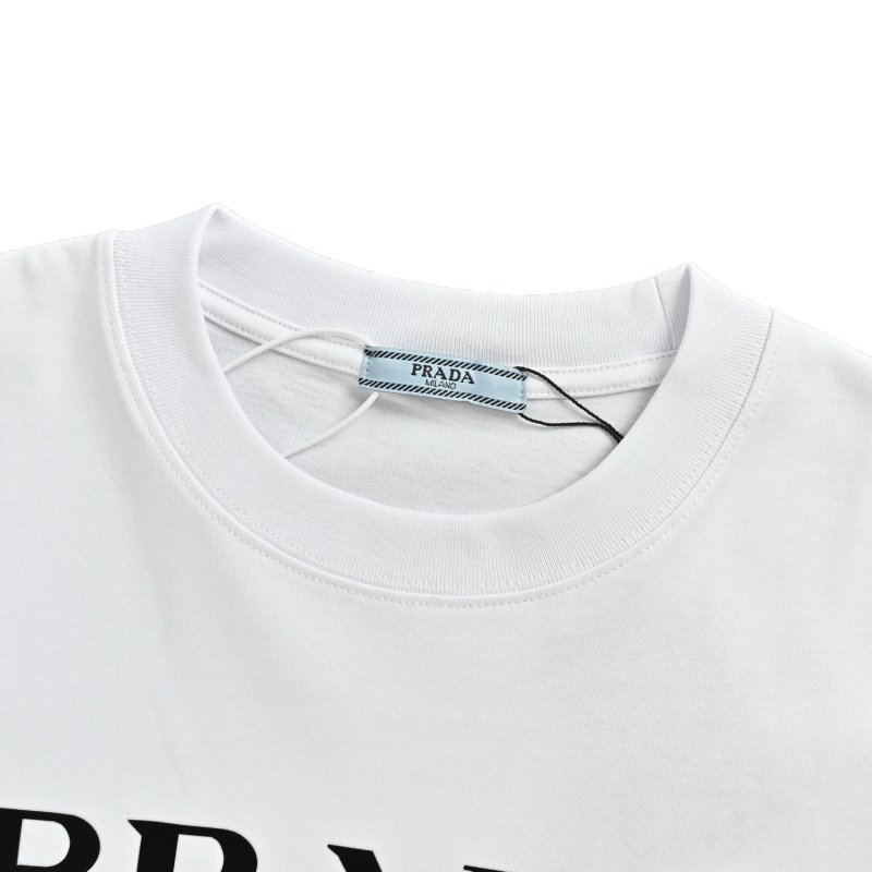 Prada Logo White T-Shirt view