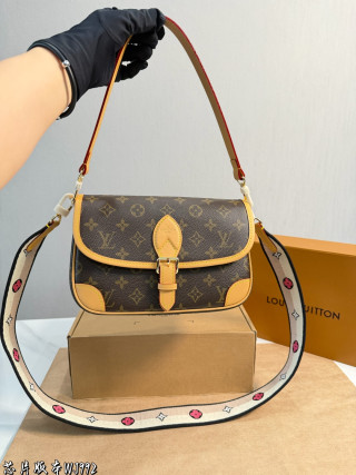 Louis Vuitton Monogram Baguette Shoulder Bag with Interchangeable Strap view 5