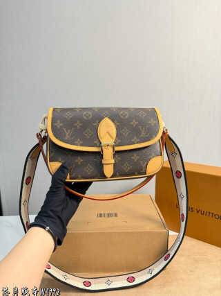 Louis Vuitton Monogram Baguette Shoulder Bag with Interchangeable Strap view 6