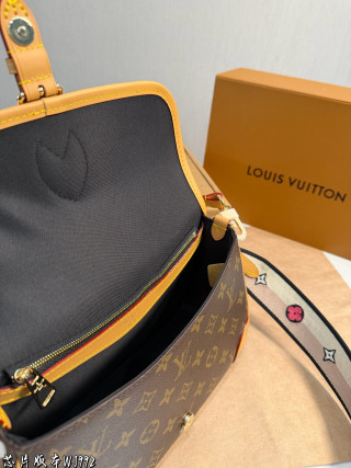 Louis Vuitton Monogram Baguette Shoulder Bag with Interchangeable Strap view 9