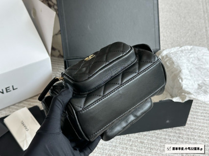 Chanel Black Quilted Camera Crossbody Bag 22cm view 4