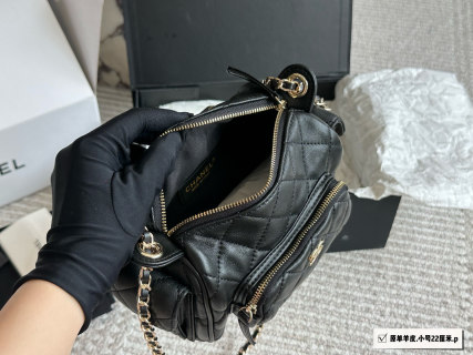 Chanel Black Quilted Camera Crossbody Bag 22cm view 8