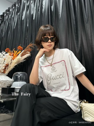 Gucci Firenze Since 1921 Cream T-Shirt view 4