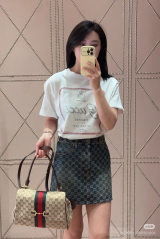 Gucci Firenze Since 1921 Cream T-Shirt view 5
