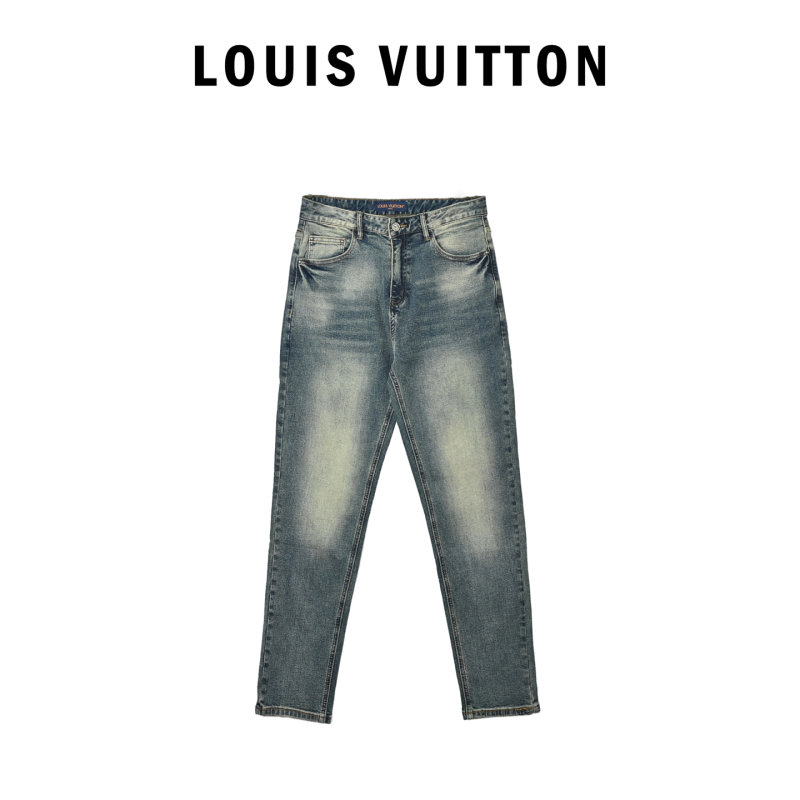 Lee Premium Medium Wash Straight Leg Jeans view