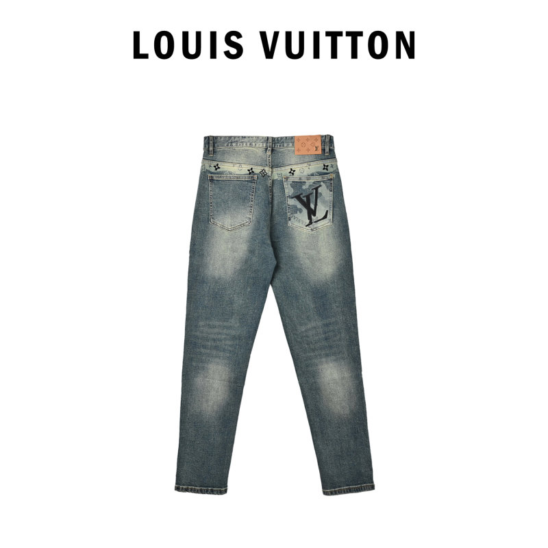 Lee Premium Medium Wash Straight Leg Jeans view